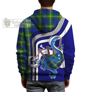 Maitland Tartan Hoodie with Epic Bagpipe Style