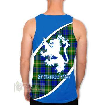 Maitland Family Crest Tartan Men's Tank Top Celebrate Saint Andrew's Day in Style