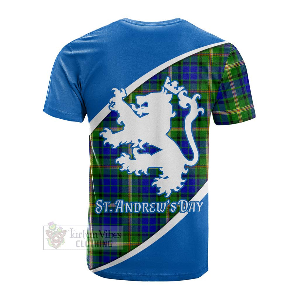 Tartan Vibes Clothing Maitland Family Crest Tartan Cotton T-shirt Celebrate Saint Andrew's Day in Style