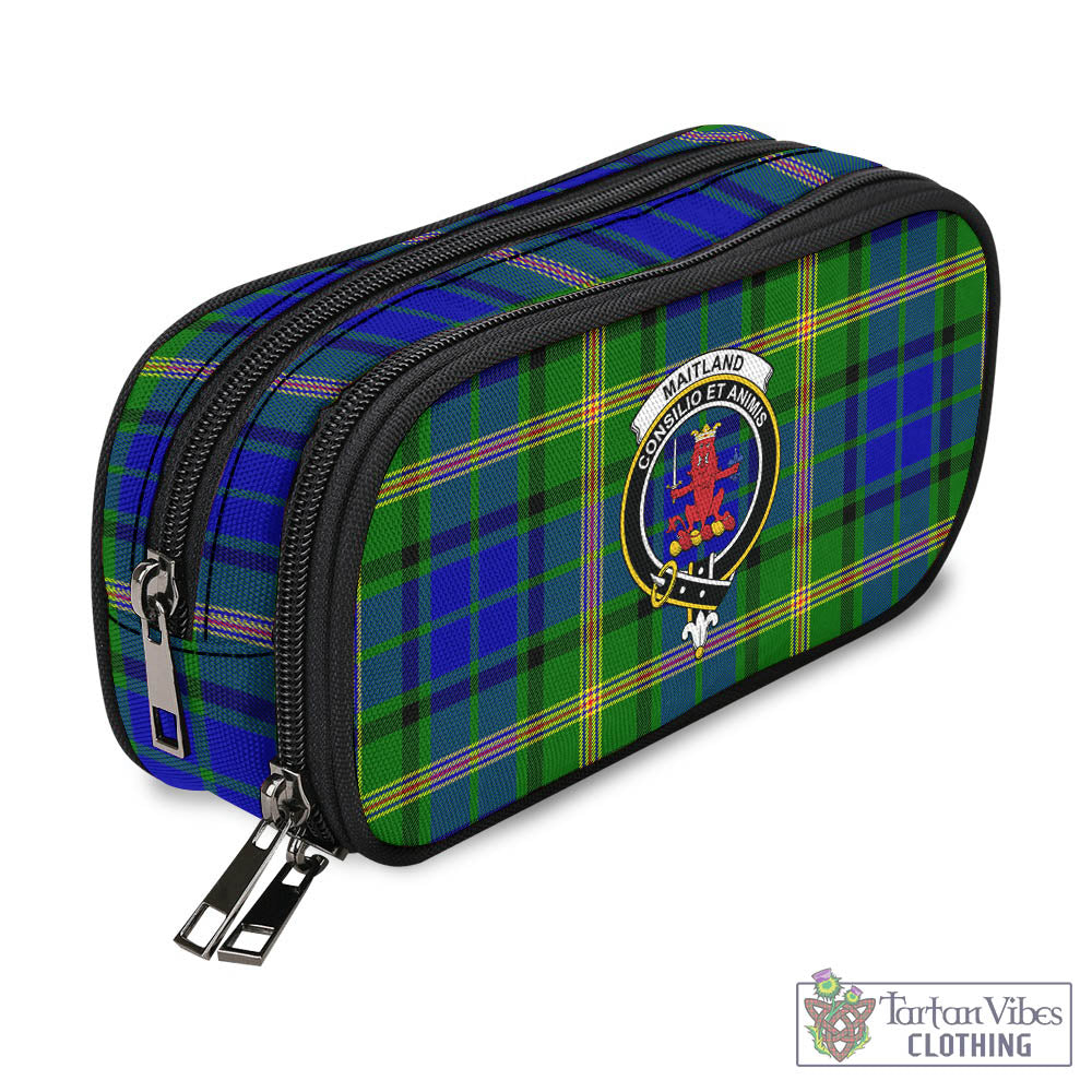 Tartan Vibes Clothing Maitland Tartan Pen and Pencil Case with Family Crest