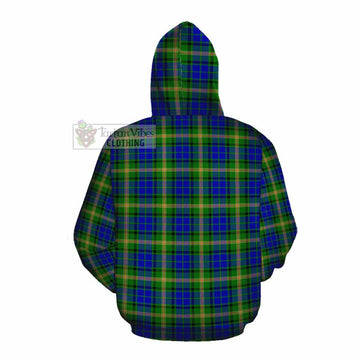 Maitland Tartan Cotton Hoodie with Family Crest DNA In Me Style