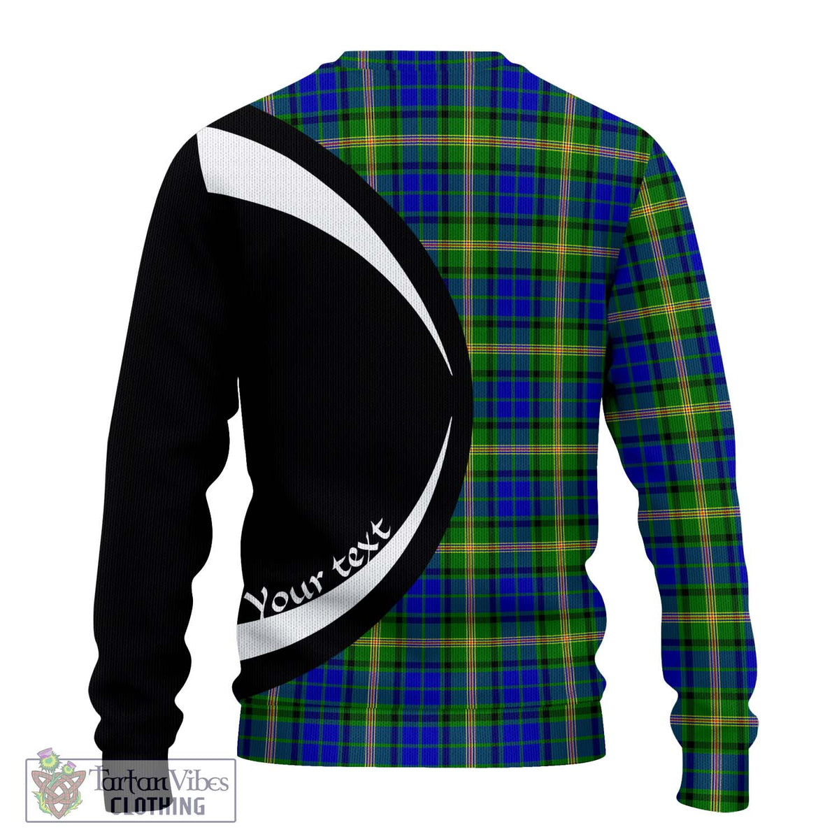 Maitland Tartan Ugly Sweater with Family Crest Circle Style - Tartan Vibes Clothing