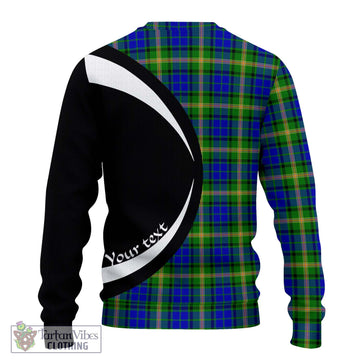 Maitland Tartan Ugly Sweater with Family Crest Circle Style