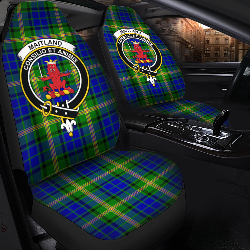 Maitland Tartan Car Seat Cover with Family Crest - Tartanvibesclothing