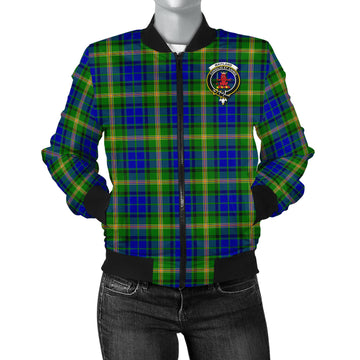 Maitland Tartan Bomber Jacket with Family Crest