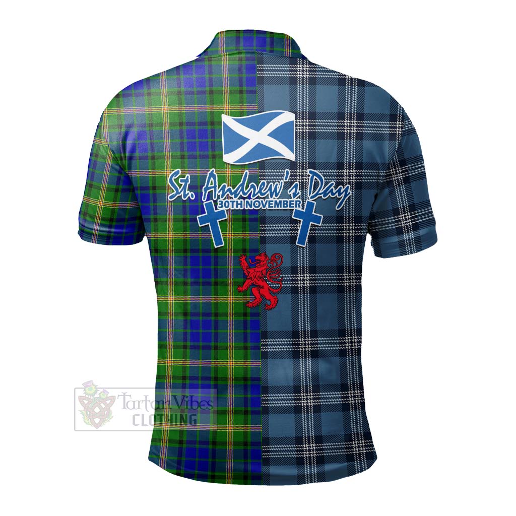 Tartan Vibes Clothing Maitland Tartan Polo Shirt Happy St. Andrew's Day Half Tartan Style