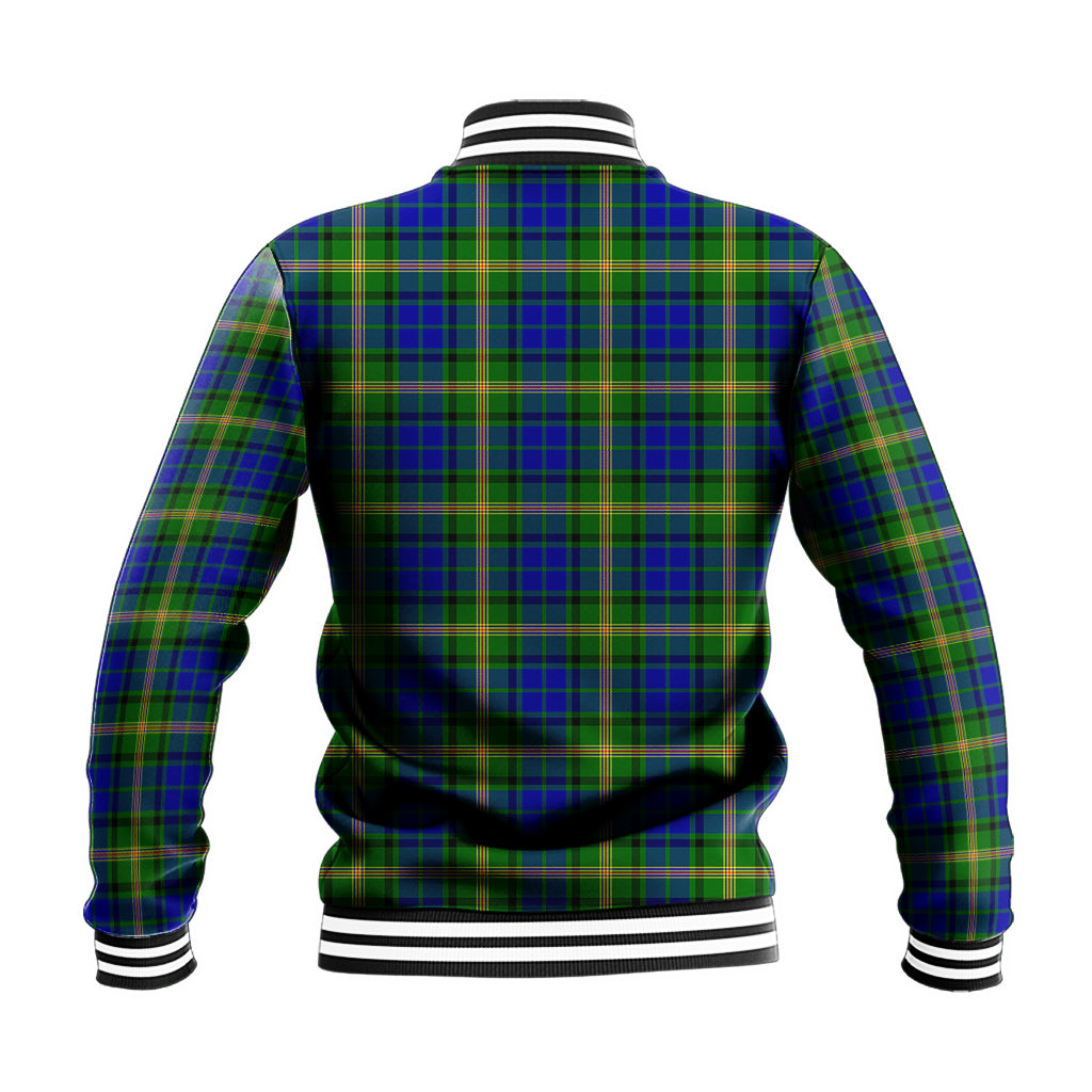 Maitland Tartan Baseball Jacket with Family Crest - Tartan Vibes Clothing