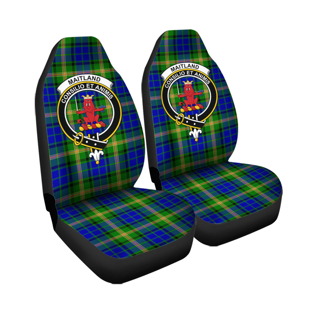 Maitland Tartan Car Seat Cover with Family Crest - Tartanvibesclothing