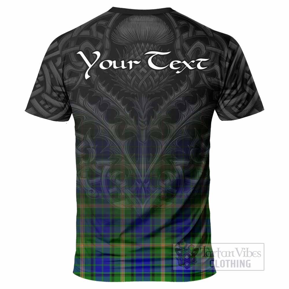 Tartan Vibes Clothing Maitland Tartan T-Shirt with Family Crest Celtic Thistle Vibes