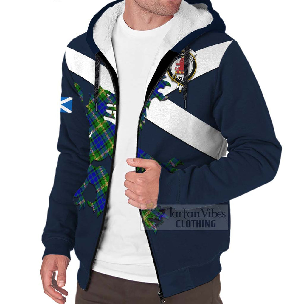 Tartan Vibes Clothing Maitland Tartan Lion Rampant Sherpa Hoodie – Proudly Display Your Heritage with Alba Gu Brath and Clan Name