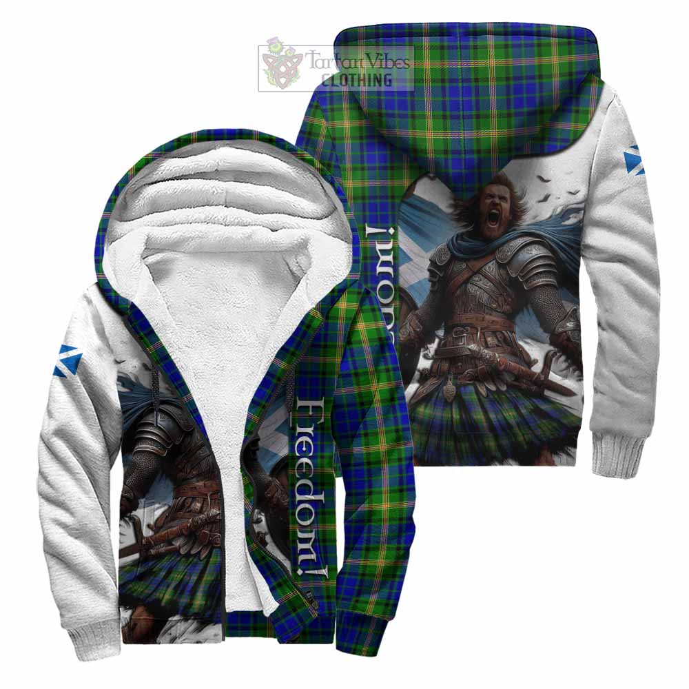 Tartan Vibes Clothing Maitland Crest Tartan Sherpa Hoodie Inspired by the Freedom of Scottish Warrior