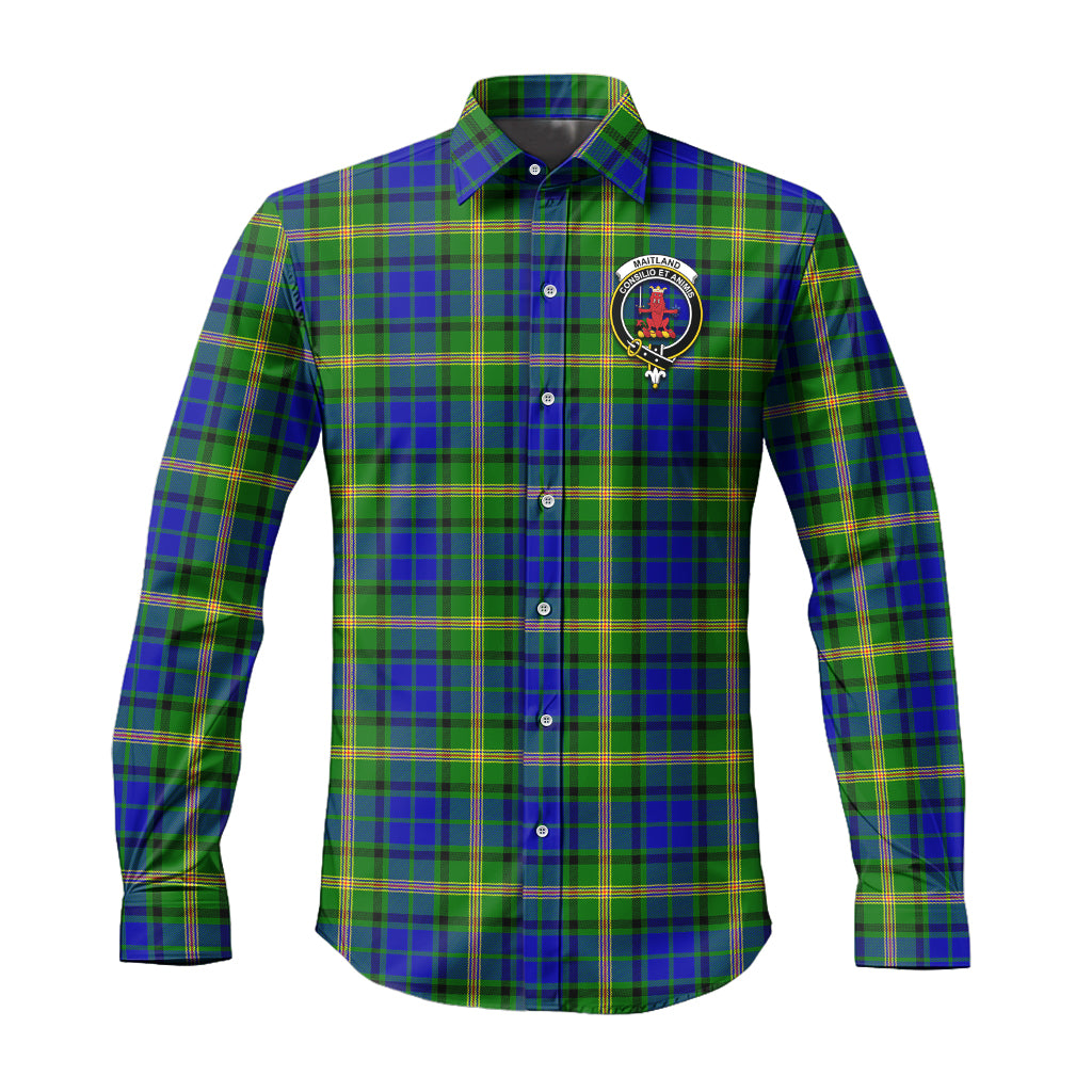 maitland-tartan-long-sleeve-button-up-shirt-with-family-crest