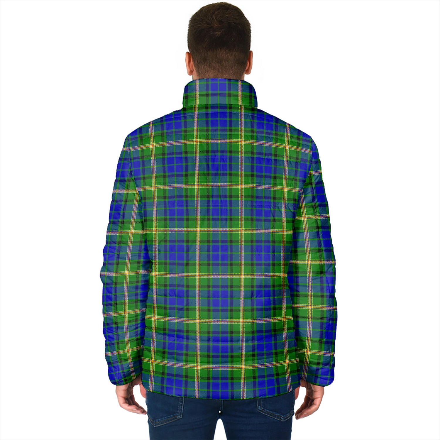 Maitland Tartan Padded Jacket with Family Crest - Tartan Vibes Clothing