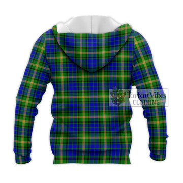 Maitland Tartan Knitted Hoodie with Family Crest DNA In Me Style