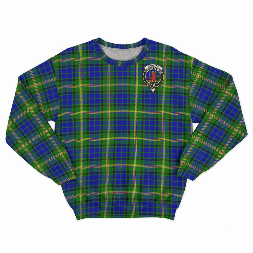 Maitland Tartan Sweatshirt with Family Crest - Tartan Vibes Clothing