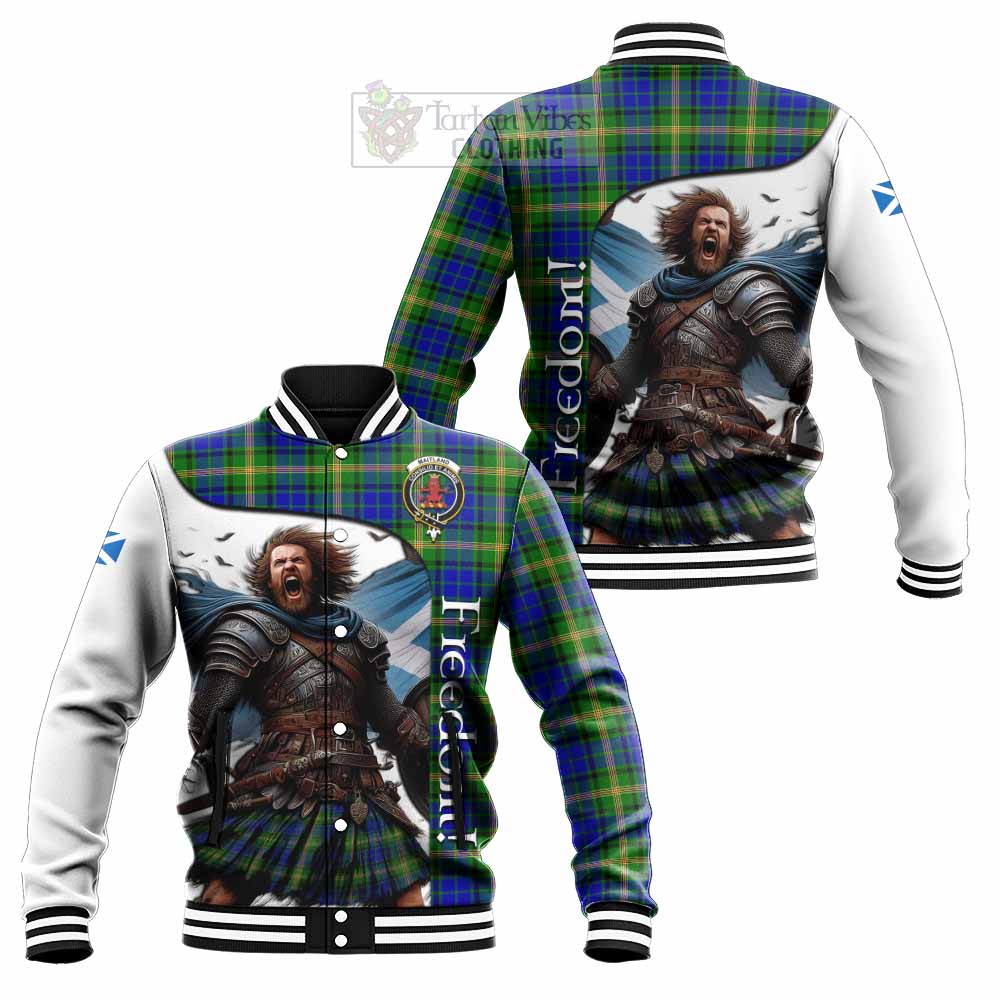 Tartan Vibes Clothing Maitland Crest Tartan Baseball Jacket Inspired by the Freedom of Scottish Warrior