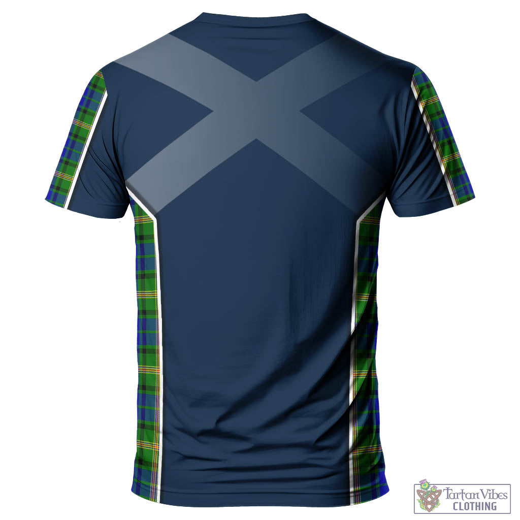 Tartan Vibes Clothing Maitland Tartan T-Shirt with Family Crest and Lion Rampant Vibes Sport Style