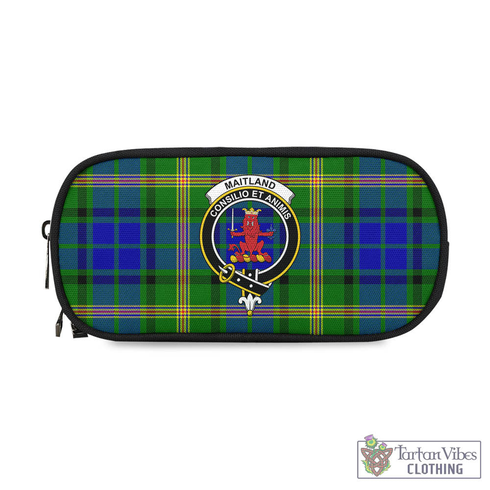 Tartan Vibes Clothing Maitland Tartan Pen and Pencil Case with Family Crest