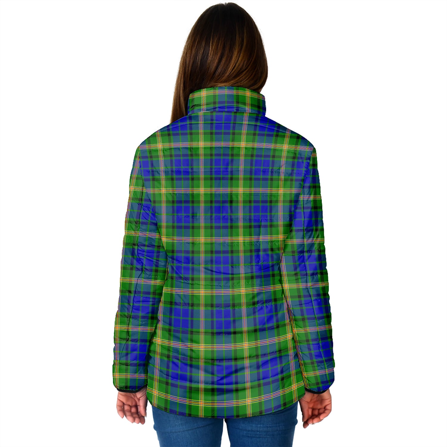 Maitland Tartan Padded Jacket with Family Crest - Tartan Vibes Clothing