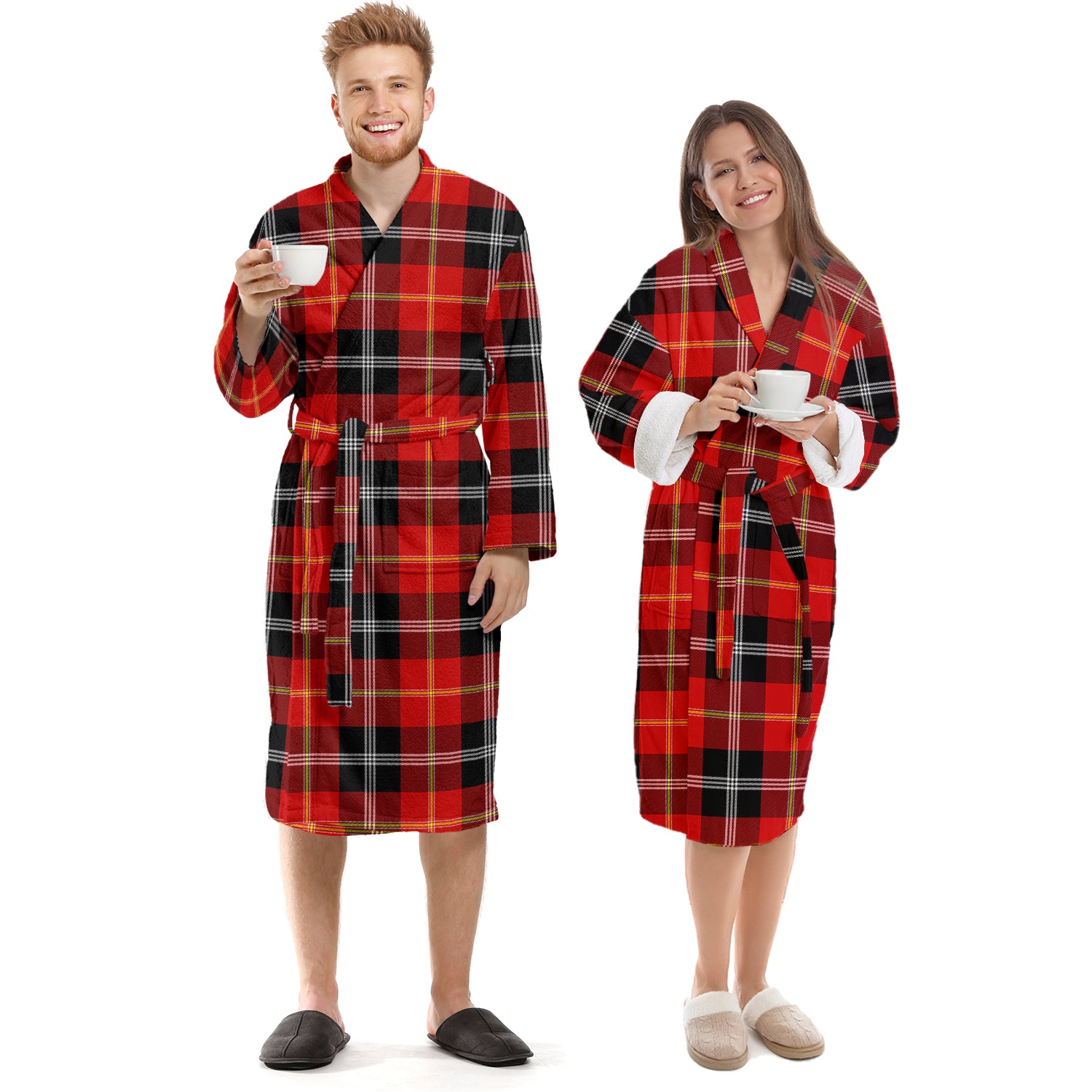 Majoribanks Tartan Bathrobe Unisex S - Tartan Vibes Clothing