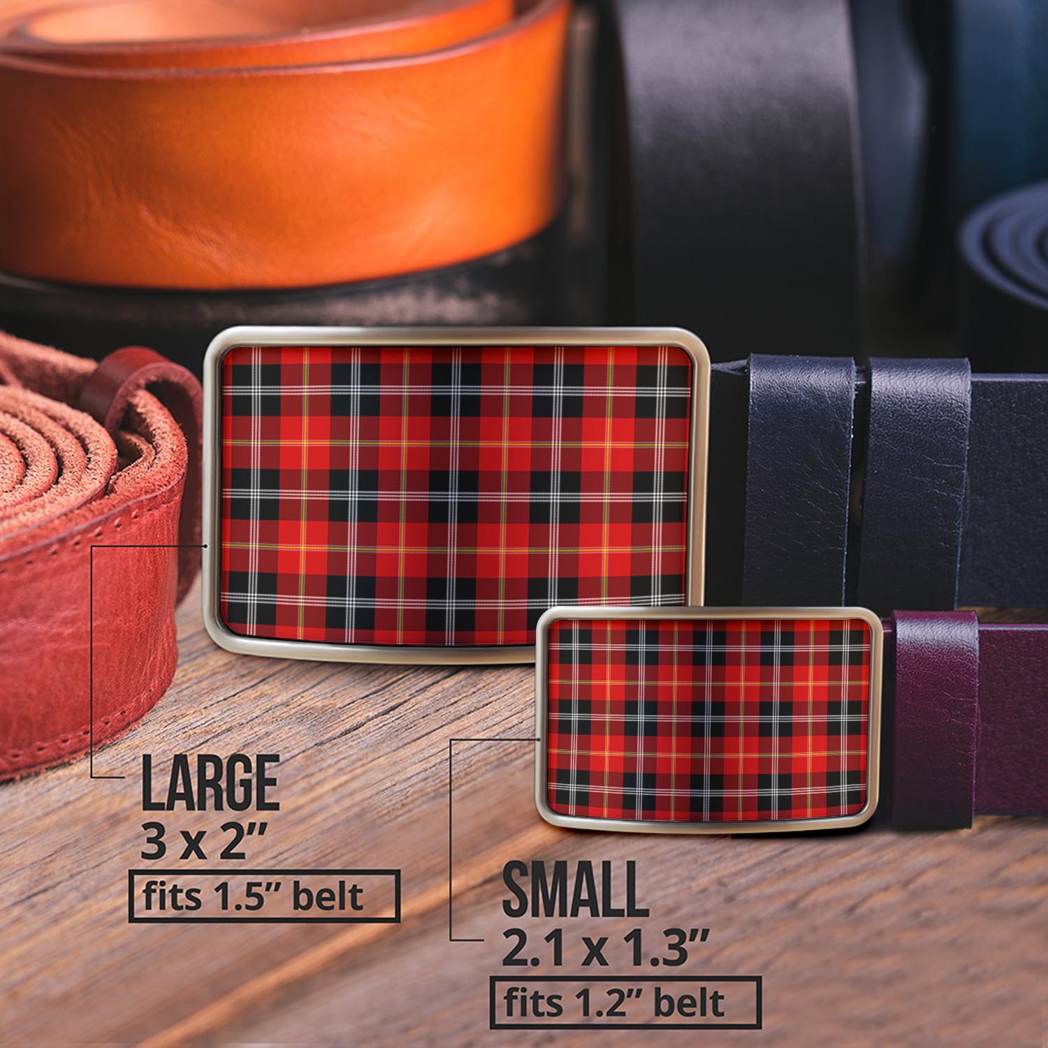 Majoribanks Tartan Belt Buckles - Tartan Vibes Clothing