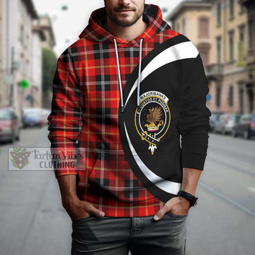 Majoribanks Tartan Hoodie with Family Crest Circle Style