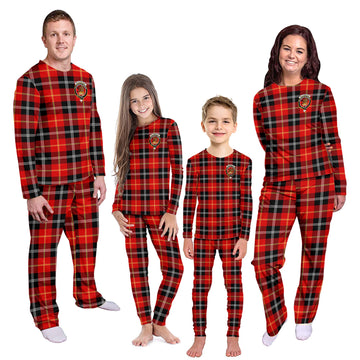 Majoribanks Tartan Pajamas Family Set with Family Crest