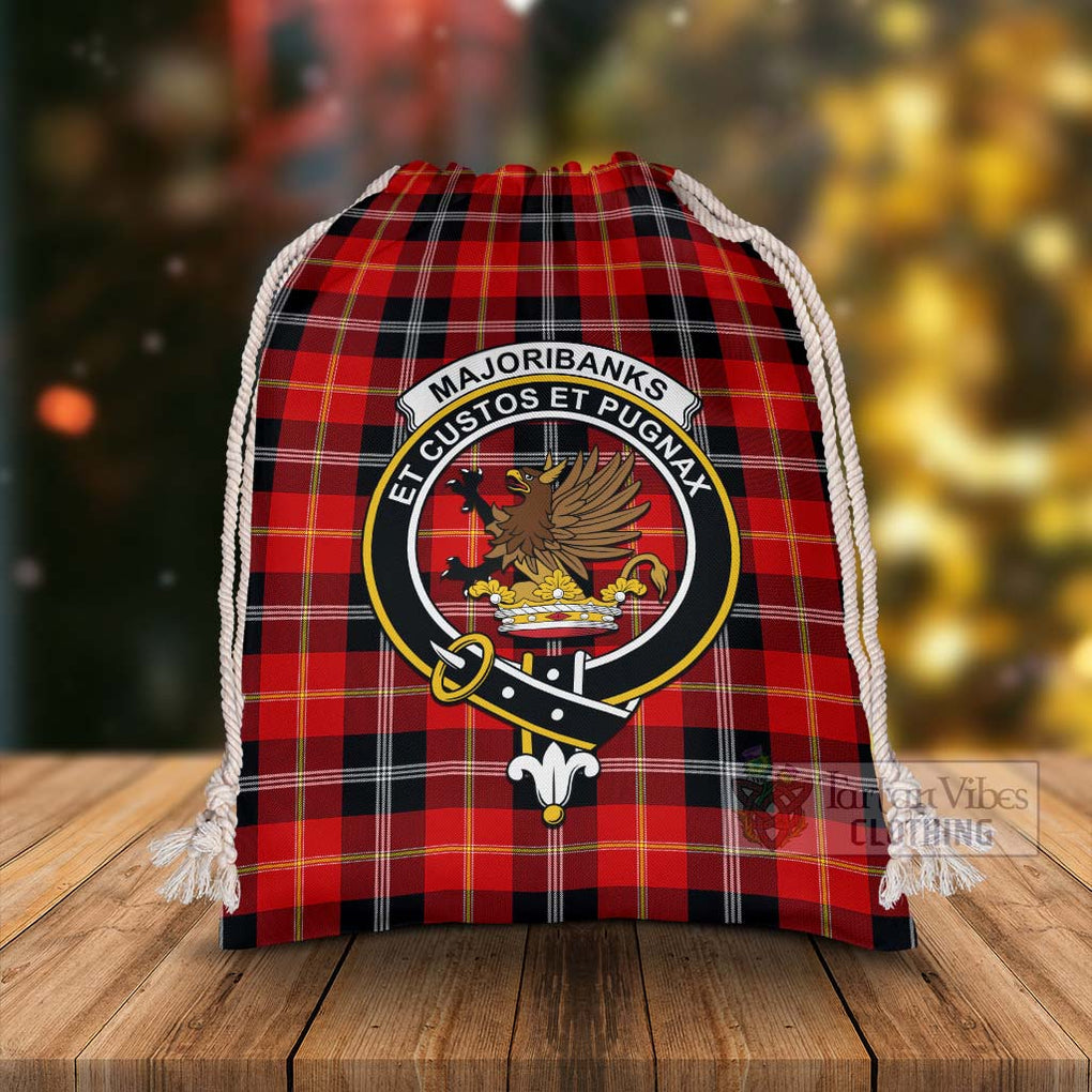 Tartan Vibes Clothing Majoribanks Tartan Christmas Santa's Bag with Family Crest