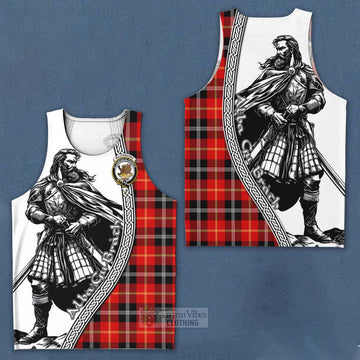 Majoribanks Tartan Clan Crest Men's Tank Top with Highlander Warrior Celtic Style