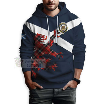 Majoribanks Tartan Lion Rampant Hoodie  Proudly Display Your Heritage with Alba Gu Brath and Clan Name