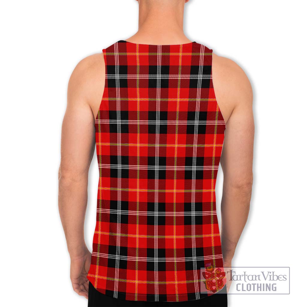 Tartan Vibes Clothing Majoribanks Tartan Men's Tank Top with Family Crest DNA In Me Style