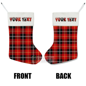 Majoribanks Tartan Christmas Stocking with Personalized Text