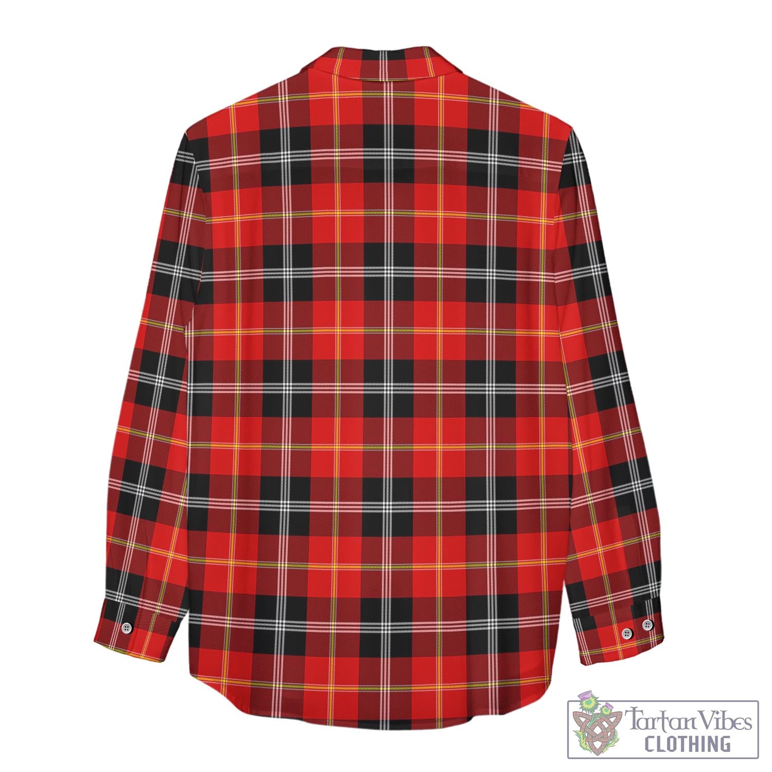 Tartan Vibes Clothing Majoribanks Tartan Womens Casual Shirt with Family Crest