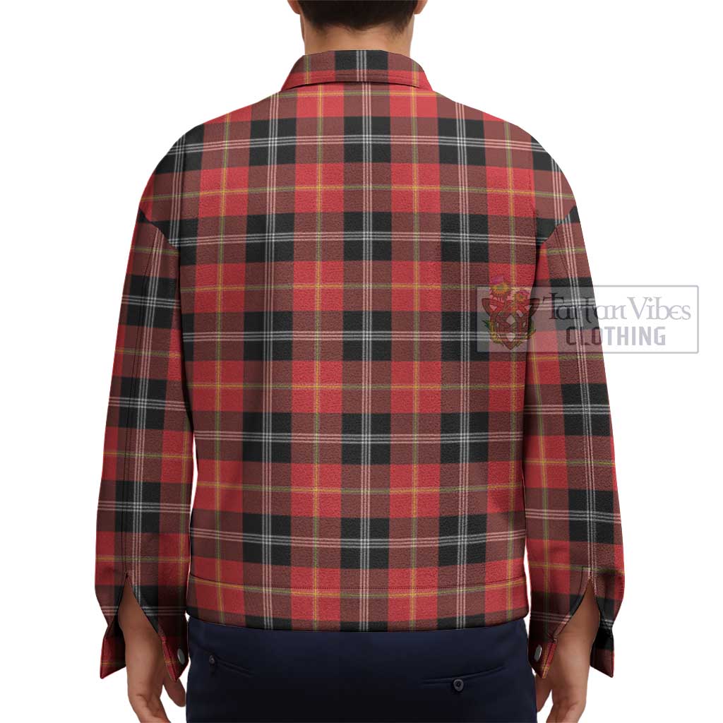 Tartan Vibes Clothing Majoribanks Tartan Unisex Lapel Cotton Jacket