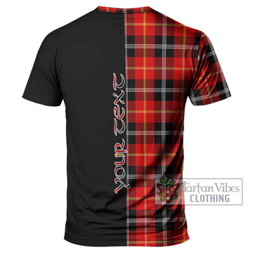 Majoribanks Tartan T-Shirt with Family Crest and Half Of Me Style