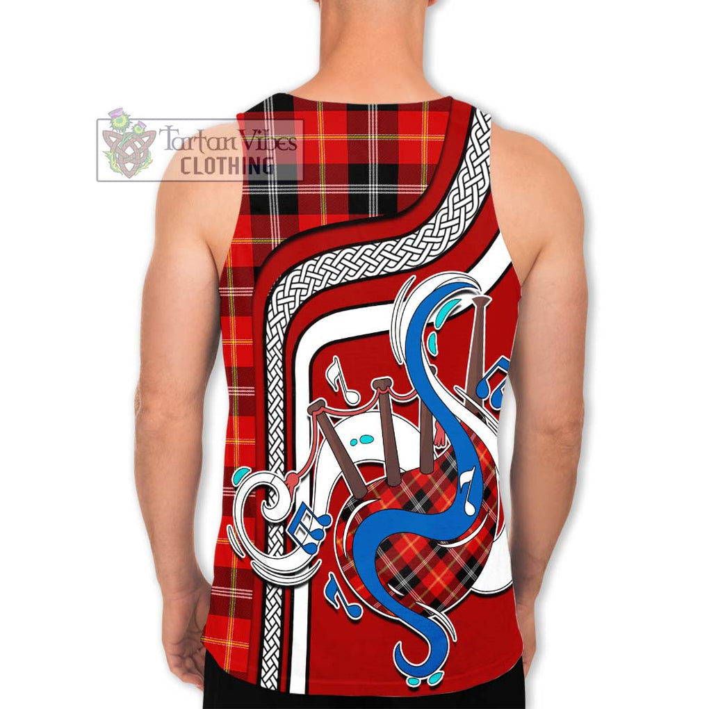 Majoribanks Tartan Men's Tank Top with Epic Bagpipe Style - Tartanvibesclothing Shop