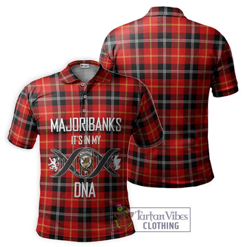 Majoribanks Tartan Polo Shirt with Family Crest DNA In Me Style