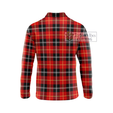 Majoribanks Tartan Long Sleeve Polo Shirt with Family Crest DNA In Me Style