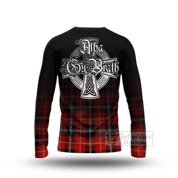 Majoribanks Tartan Long Sleeve T-Shirt Featuring Alba Gu Brath Family Crest Celtic Inspired