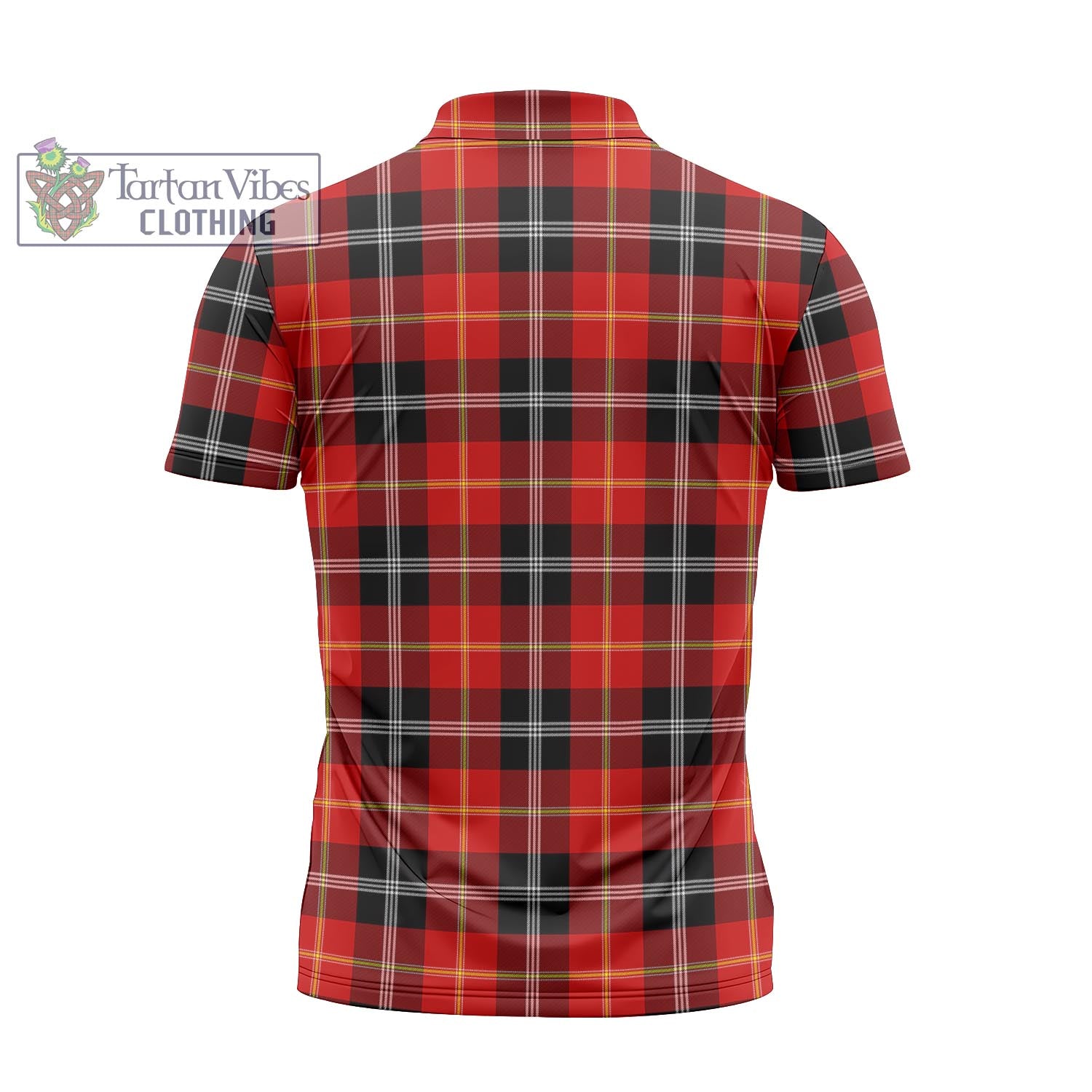 Tartan Vibes Clothing Majoribanks Tartan Zipper Polo Shirt