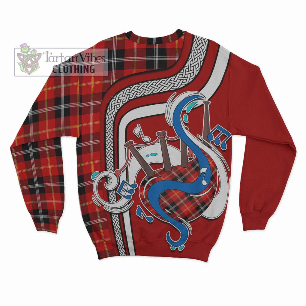 Tartan Vibes Clothing Majoribanks Tartan Sweatshirt with Epic Bagpipe Style