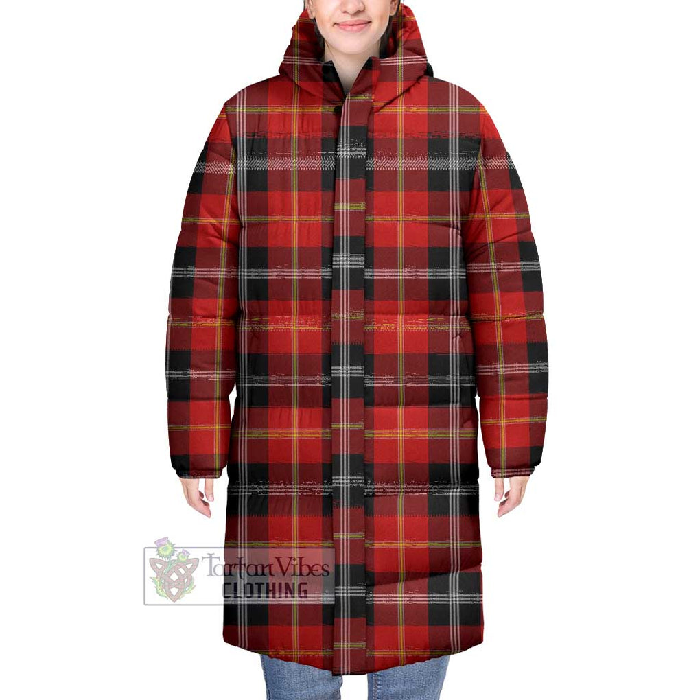 Tartan Vibes Clothing Majoribanks Tartan Long Down Jacket