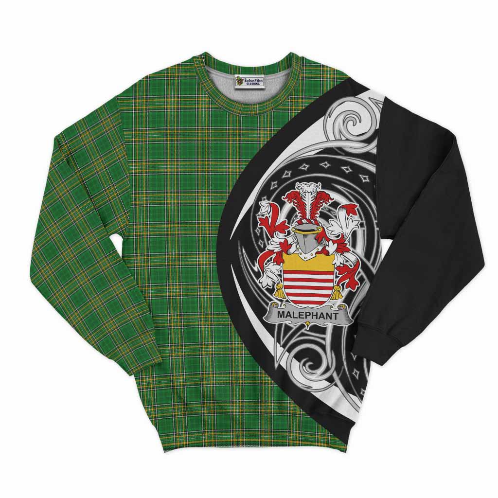 Malaphant Irish Clan Sweatshirt Celtic Circle Style Unisex - Tartan Vibes Clothing