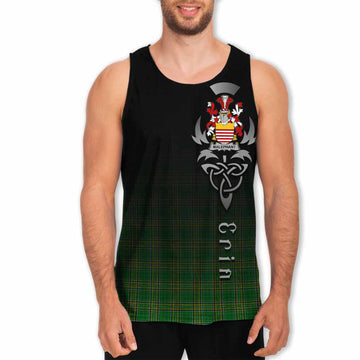 Malaphant Irish Clan Men's Tank Top with Coat of Arms Erin Go Bragh Celtic Inspired Men - Tartan Vibes Clothing