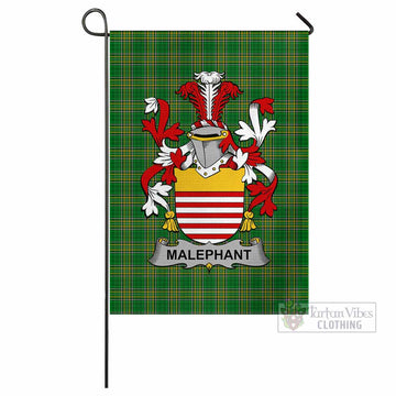 Malaphant Irish Clan Tartan Flag with Coat of Arms