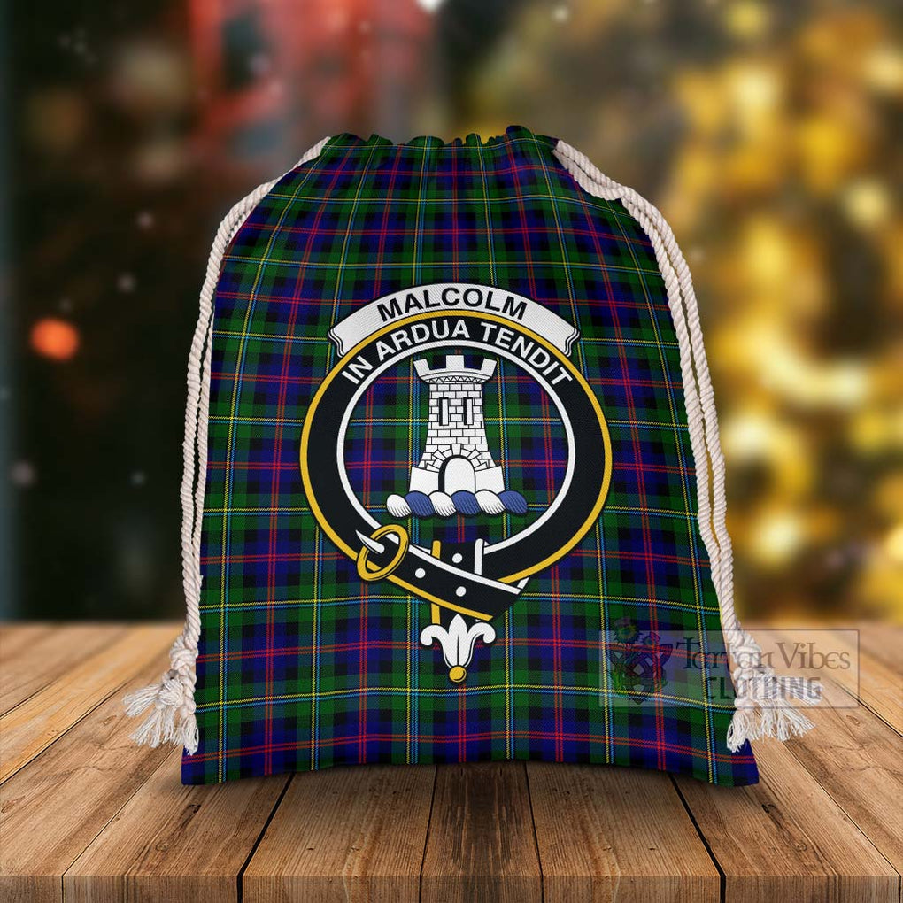 Tartan Vibes Clothing Malcolm Tartan Christmas Santa's Bag with Family Crest