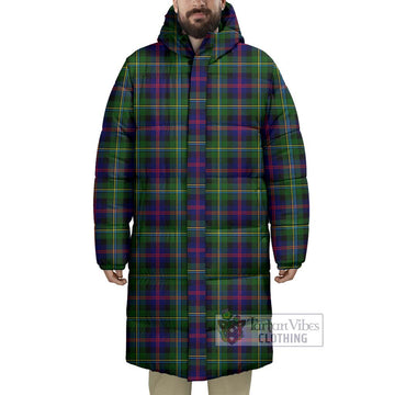 Malcolm Tartan Long Down Jacket