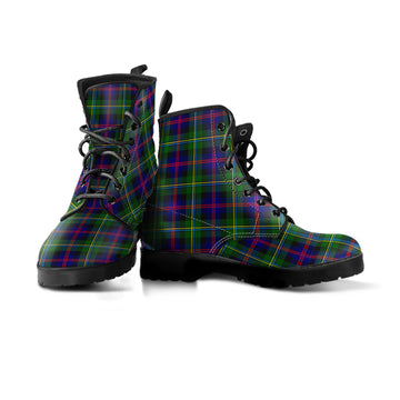 Malcolm Tartan Leather Boots