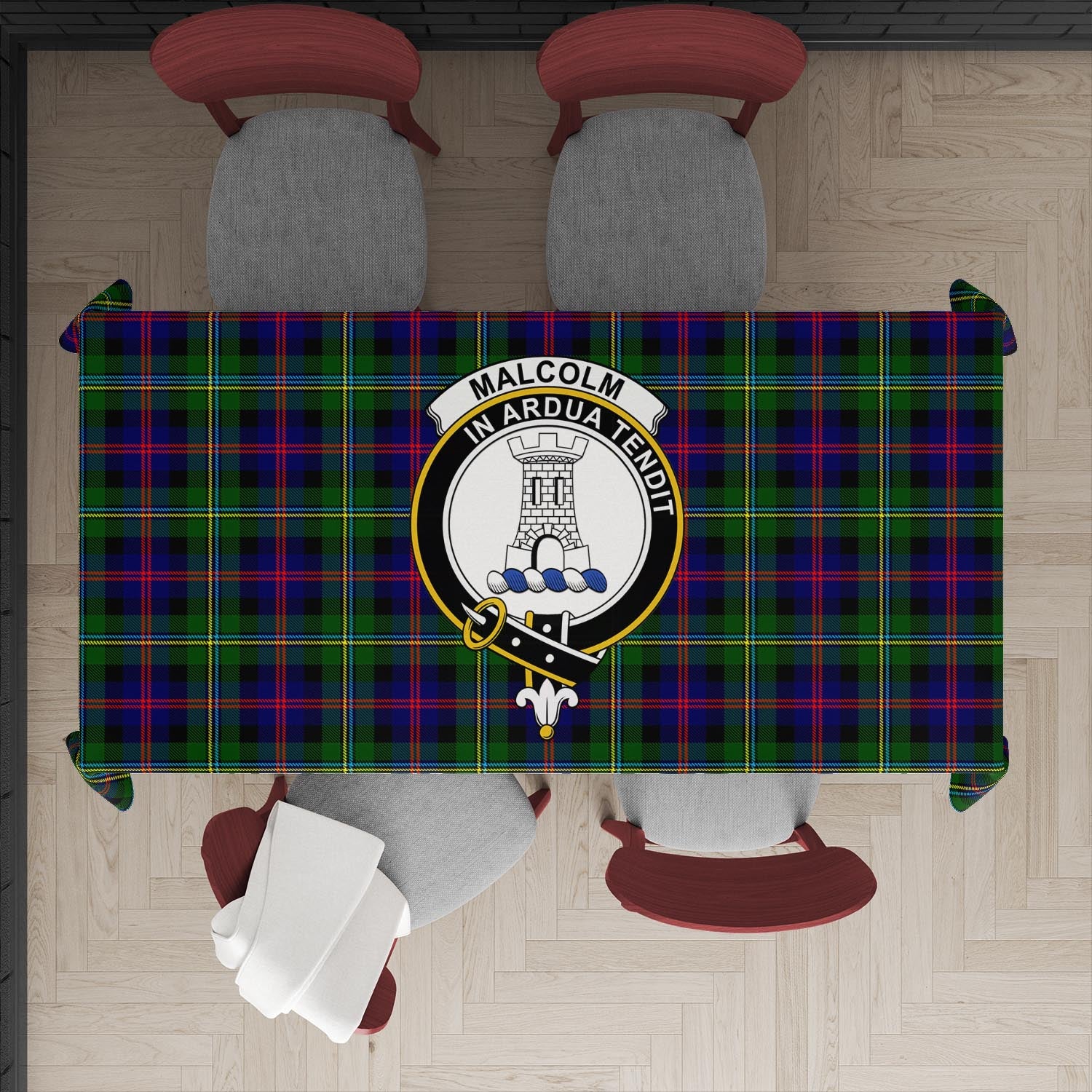 malcolm-tatan-tablecloth-with-family-crest