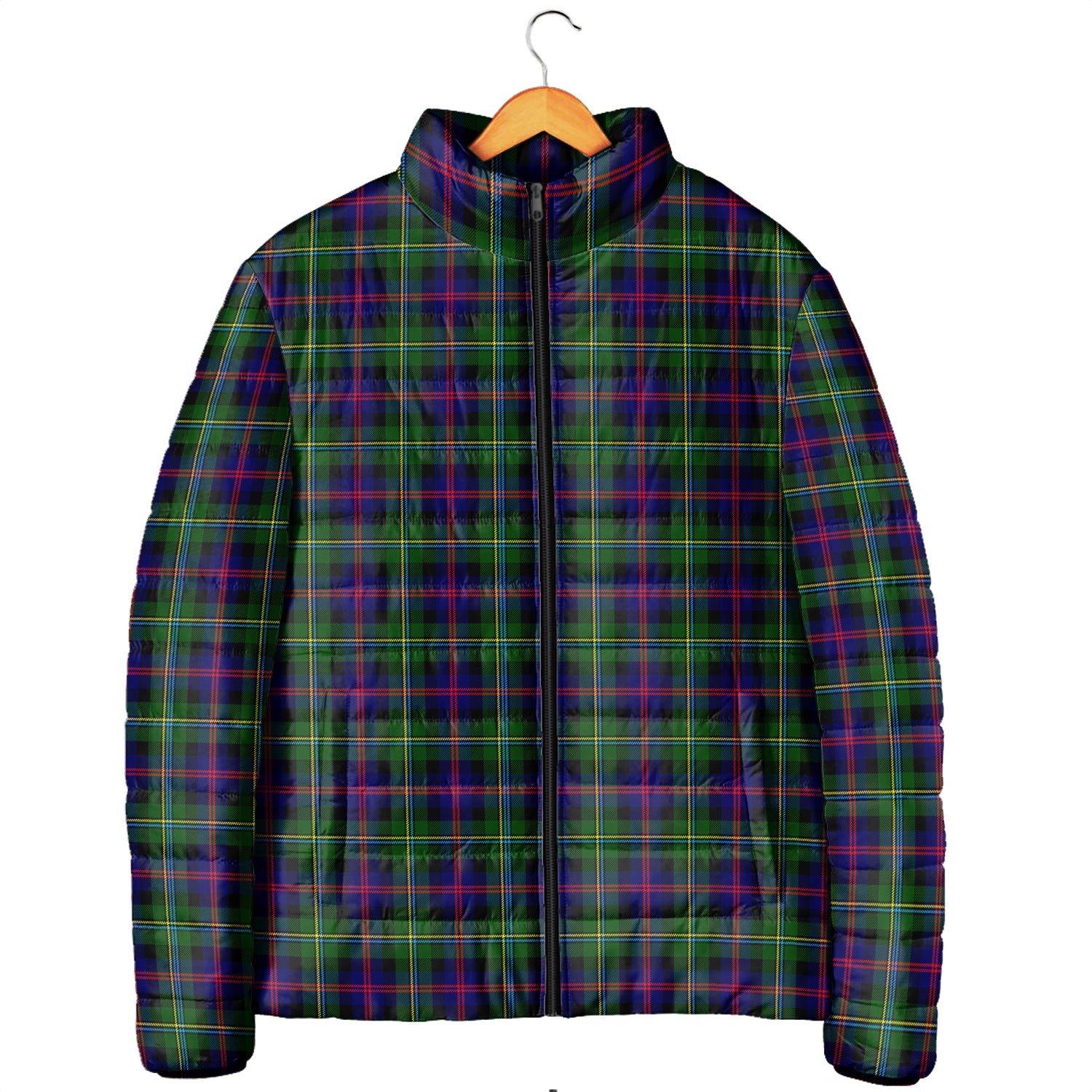 Malcolm Tartan Padded Jacket Men's Padded Jacket - Tartan Vibes Clothing